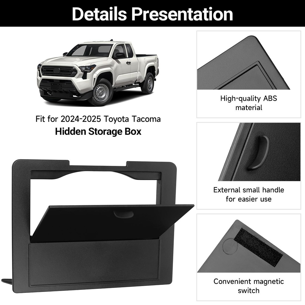 YOJOJOCO Center Console Hidden Box Organizer, Organizer