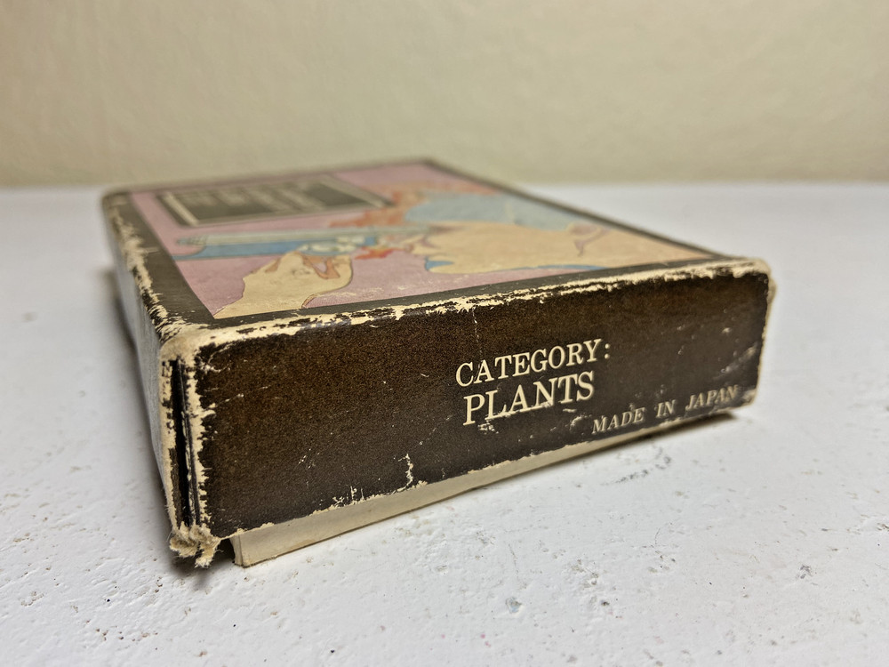 Vintage Sears Prepared Microscope Slides box - category Plants - includes 10