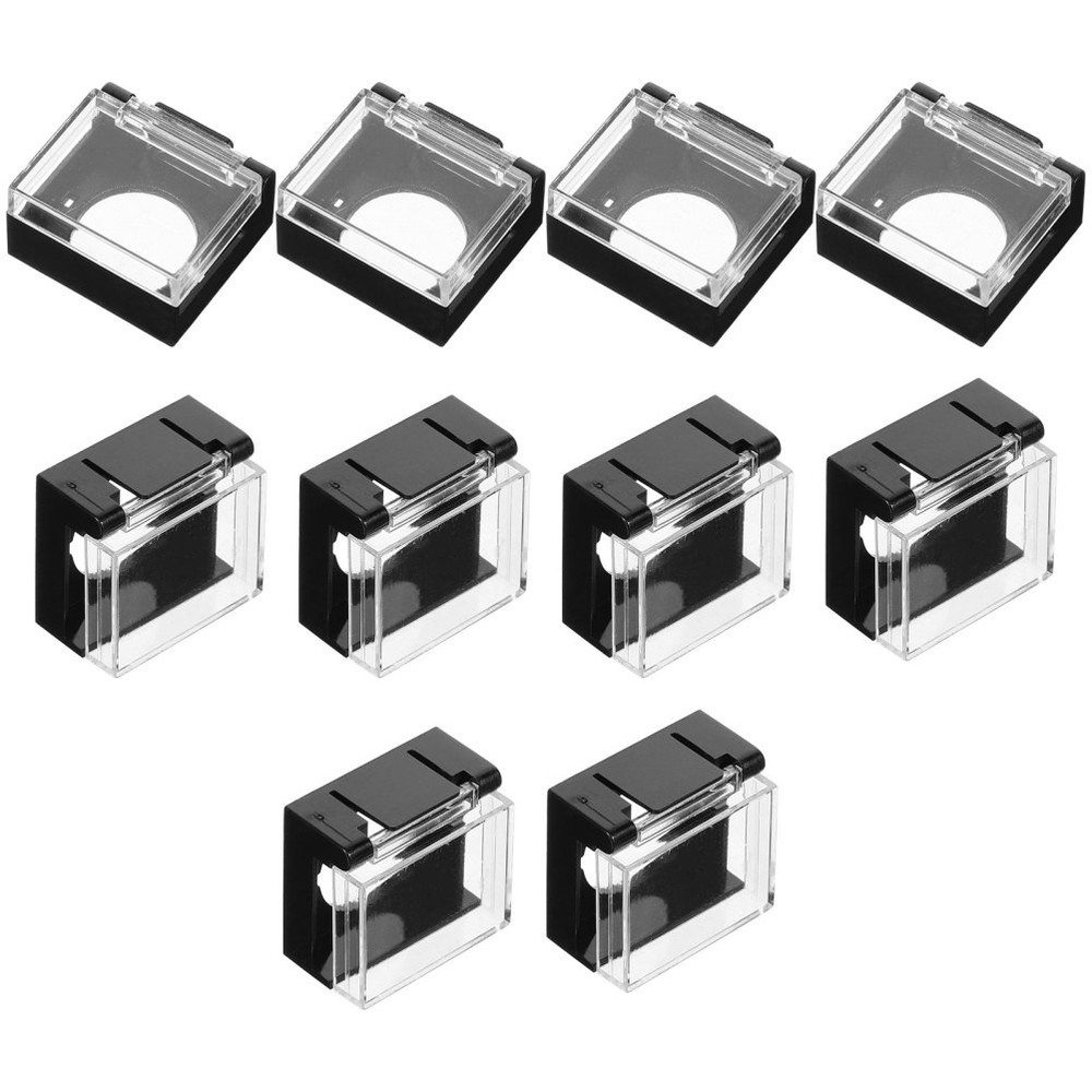 10pcs Push Button Covers Safety Covers Push Guard Plastic Protectors
