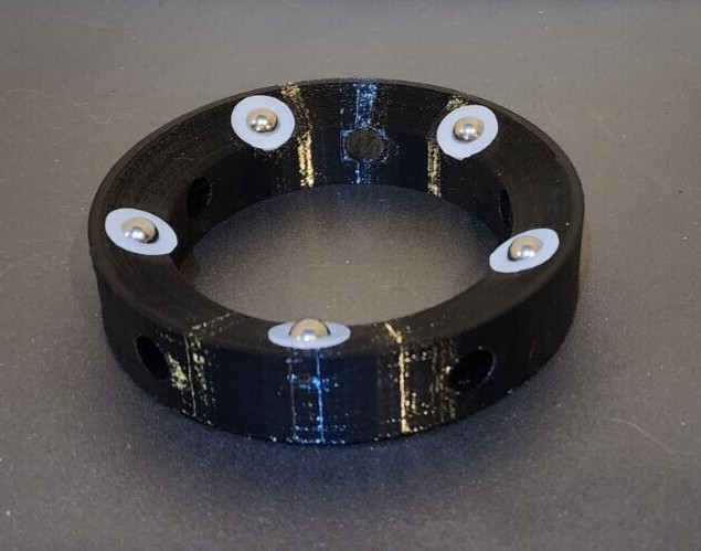 Compact Bowling Ball Stand / Spinner - Smooth Rotation in Any Direction