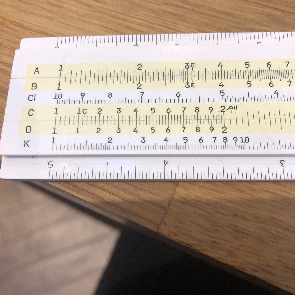 Boots Ringplan Precision Slide Rule with Case & Manual Vintage