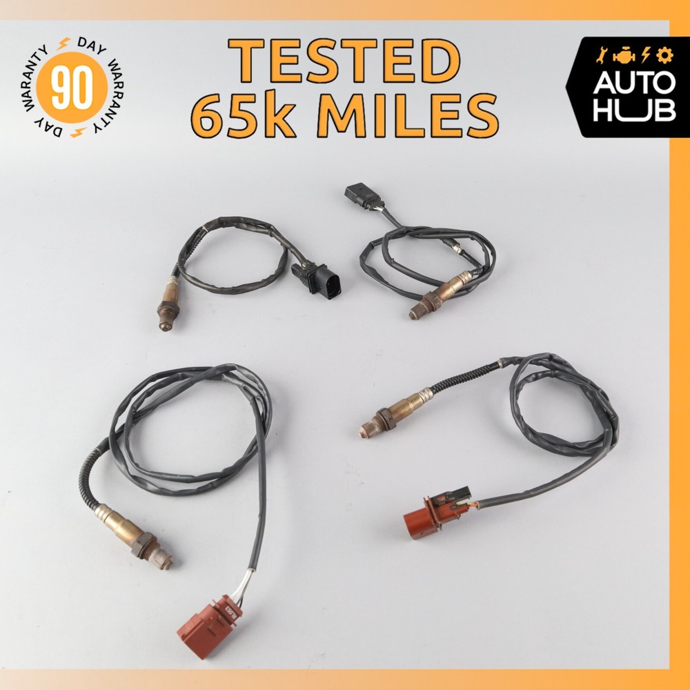 Bentley Continental GT Front & Rear Oxygen O2 Sensor Lambda Set OEM 65k