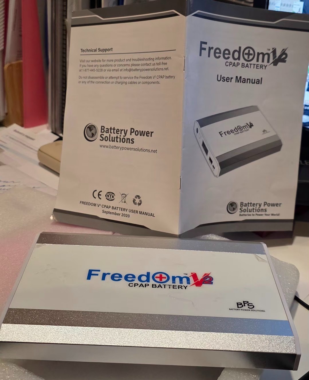 Freedom V2 CPAP BATTERY for travel and emergencies