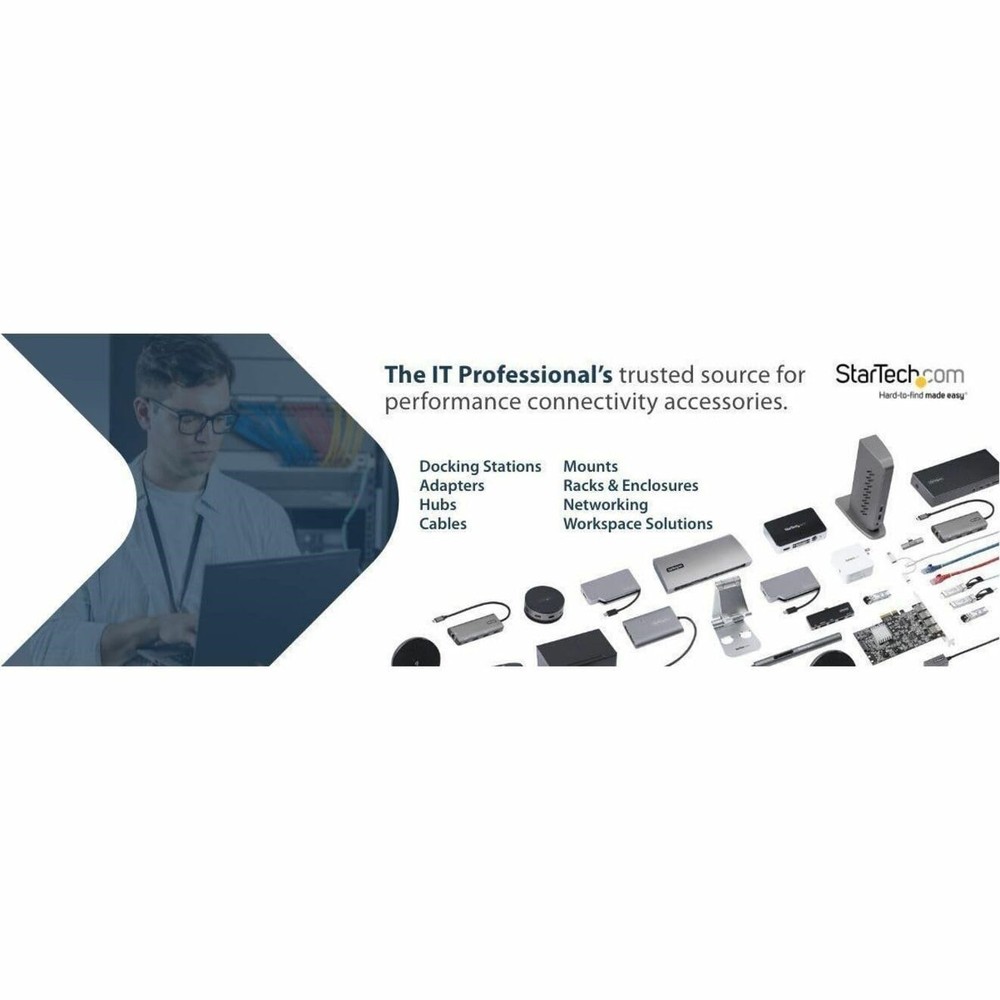 StarTech 24U 19" Wall Mount Network Rack Adjustable Depth 12-20" Open Frame