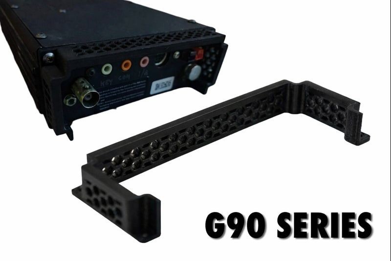 Xiegu G90 Rear Protection Plate 3D Printed Powerpole BNC SO-239 Guard