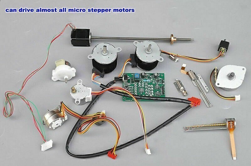 2-PHASE & 4-Phase 5-Wire Stepper Motor DC 5v-12v Driver Board Speed Controller