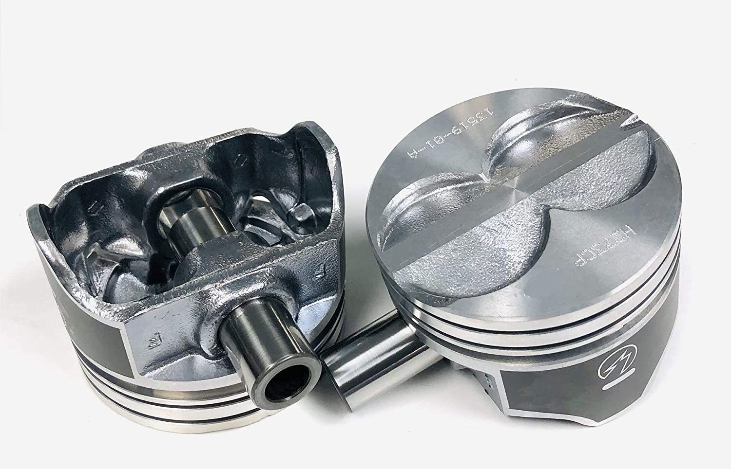 SPEED PRO Hypereutectic Flat Top Pistons/8+MOLY Rings Ford SB 289 302 9.0:1 STD