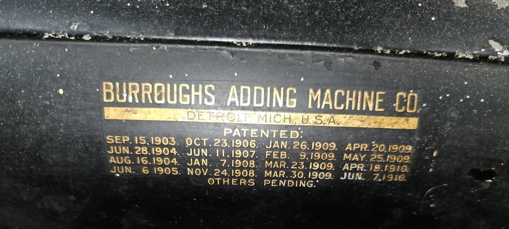Antique Burroughs Adding Machine