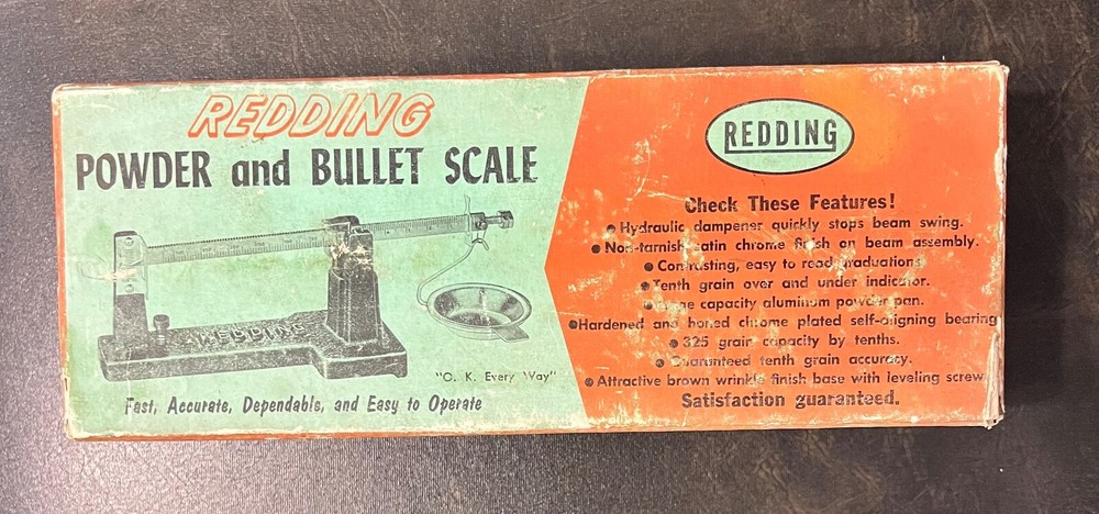VTG REDDING POWDER & BULLET SCALE