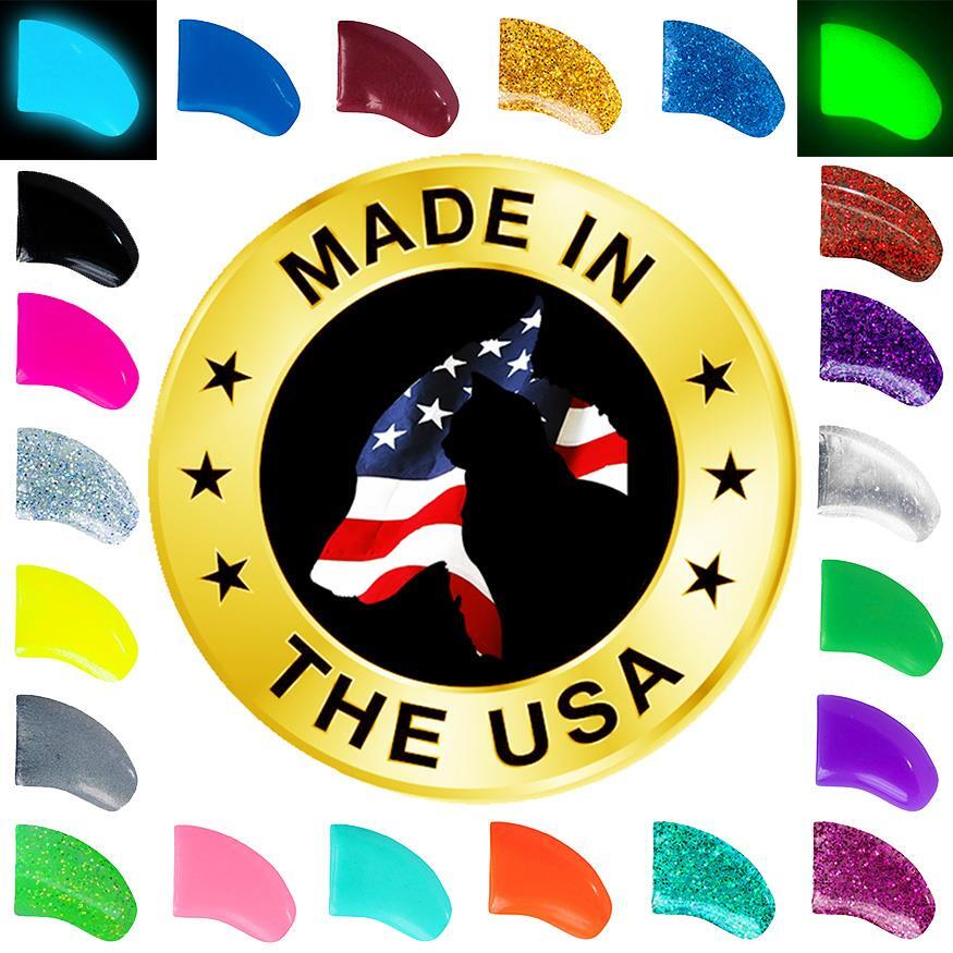 20 Soft Nail Caps For Dog Claws * Purrdy Paws - X-Small ~ Large ~ Jumbo - PUPPY