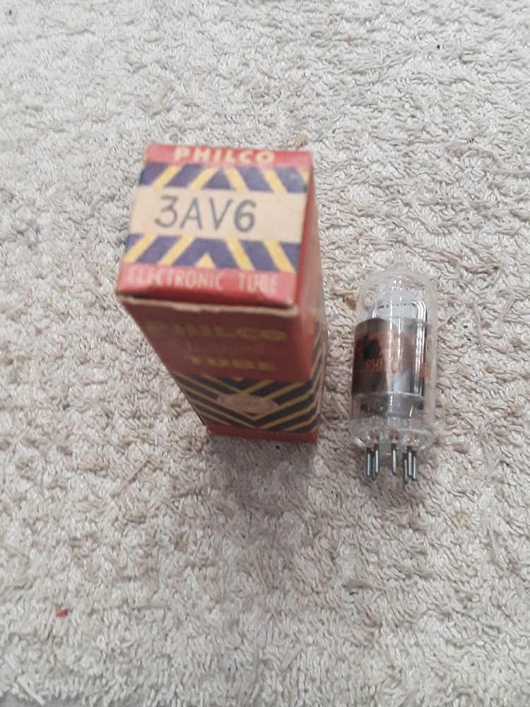 NOS Philco 3AV6 Vacuum tube