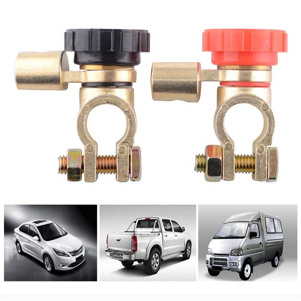 2PCS Car Battery Switch Quick Cut-off Disconnect Master Link Terminal Kill Shut