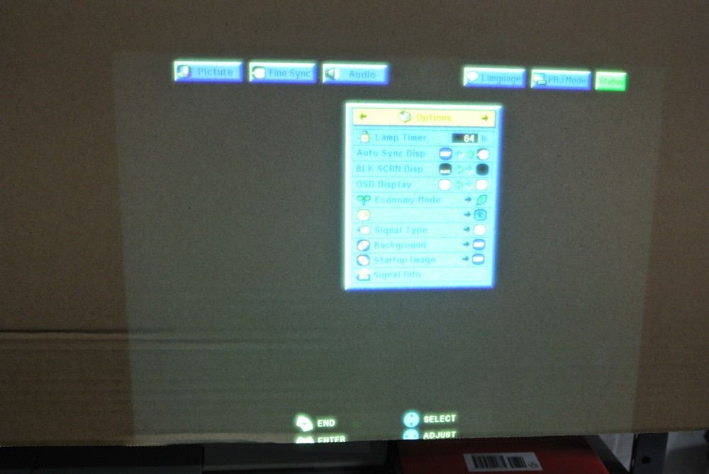 Sharp XG-NV6XU LCD Digital Projector Notevision6 - NO REMOTE, NO POWER CORD