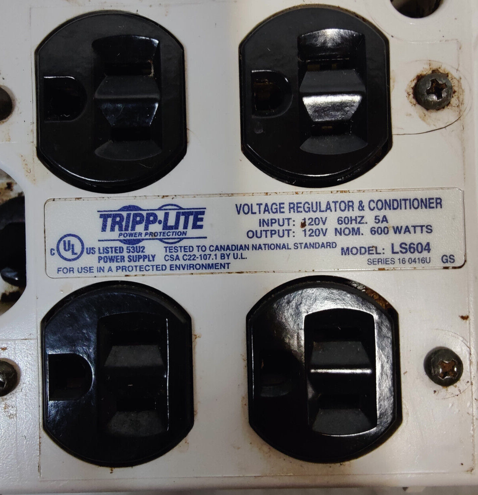 TRIPP LITE LS604 Voltage Regulator and Conditioner