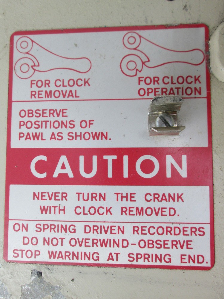 Leupold & Stevens Instrument Clock Pawl Spring Driven Recorder Encoder SKUE GS