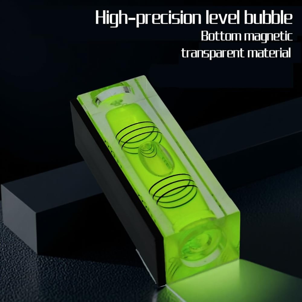 Mini Level Bubble Small Horizontal Bubble Three Line Horizontal Pearl Level M...