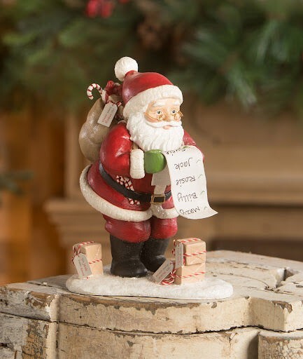 Bethany Lowe - Christmas - Checking it Twice Santa - TD2137