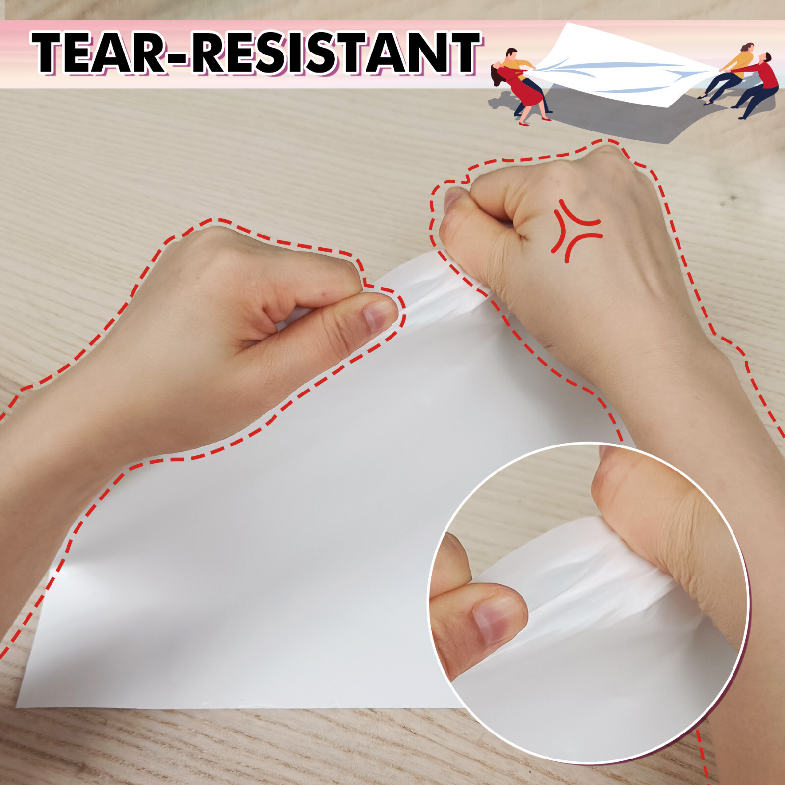 Koala Waterproof Printer Paper 8.5x11 Matte White Inkjet Printable Vinyl Sheets