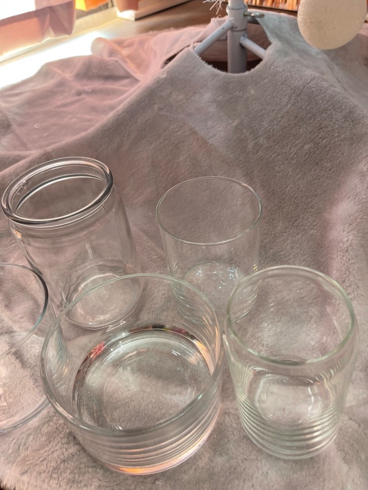 Empty Candle Jars for sale