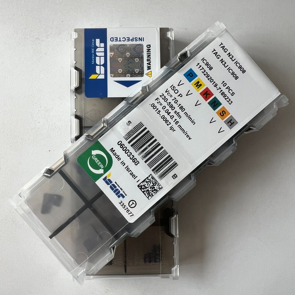 10Pcs/BOX ISCAR TAGN3J IC908