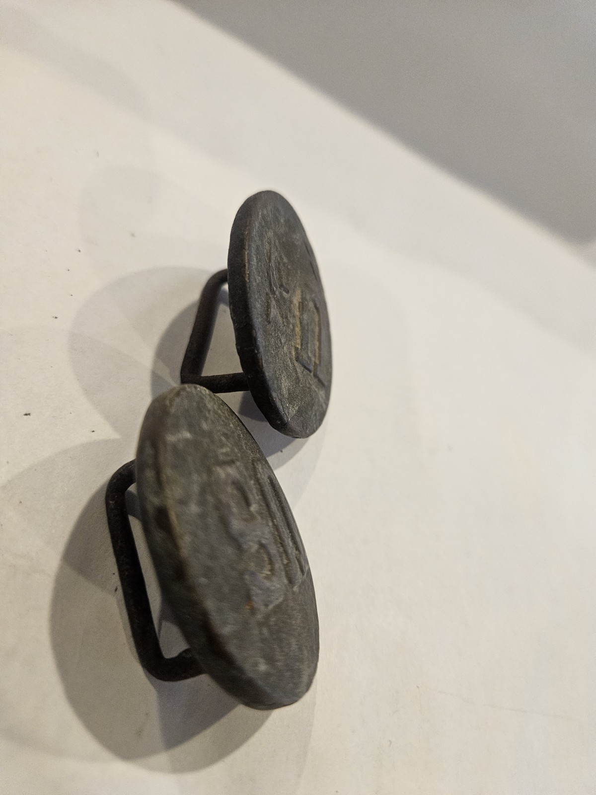 ORIGINAL! CIVIL WAR UNION ARMY U.S. HORSE BRIDLE ROSETTE Qty: 2