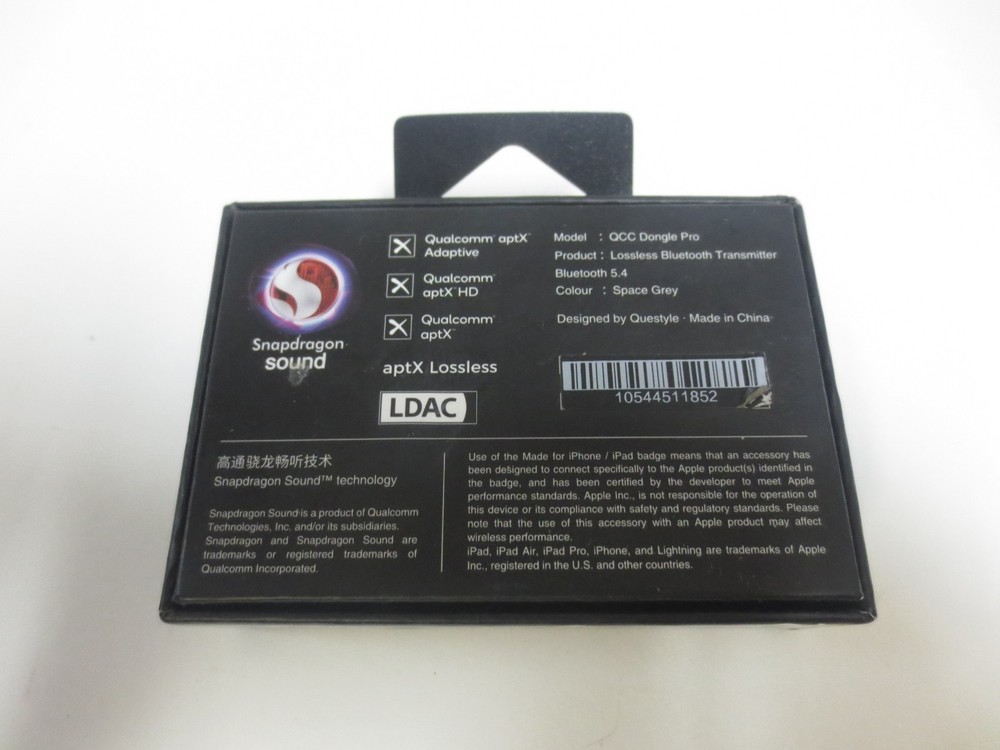 Questyle QCC Dongle Pro - Lossless Audio Via Bluetooth