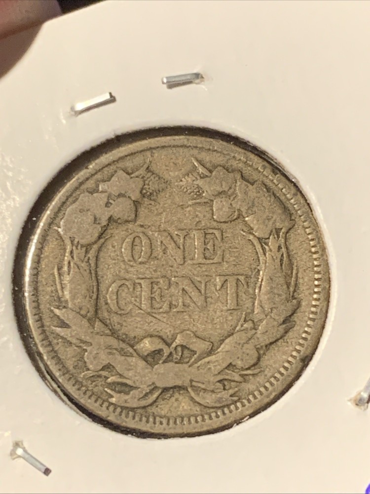 1857 Flying Eagle Cent - Scarce Semi-key Better Date