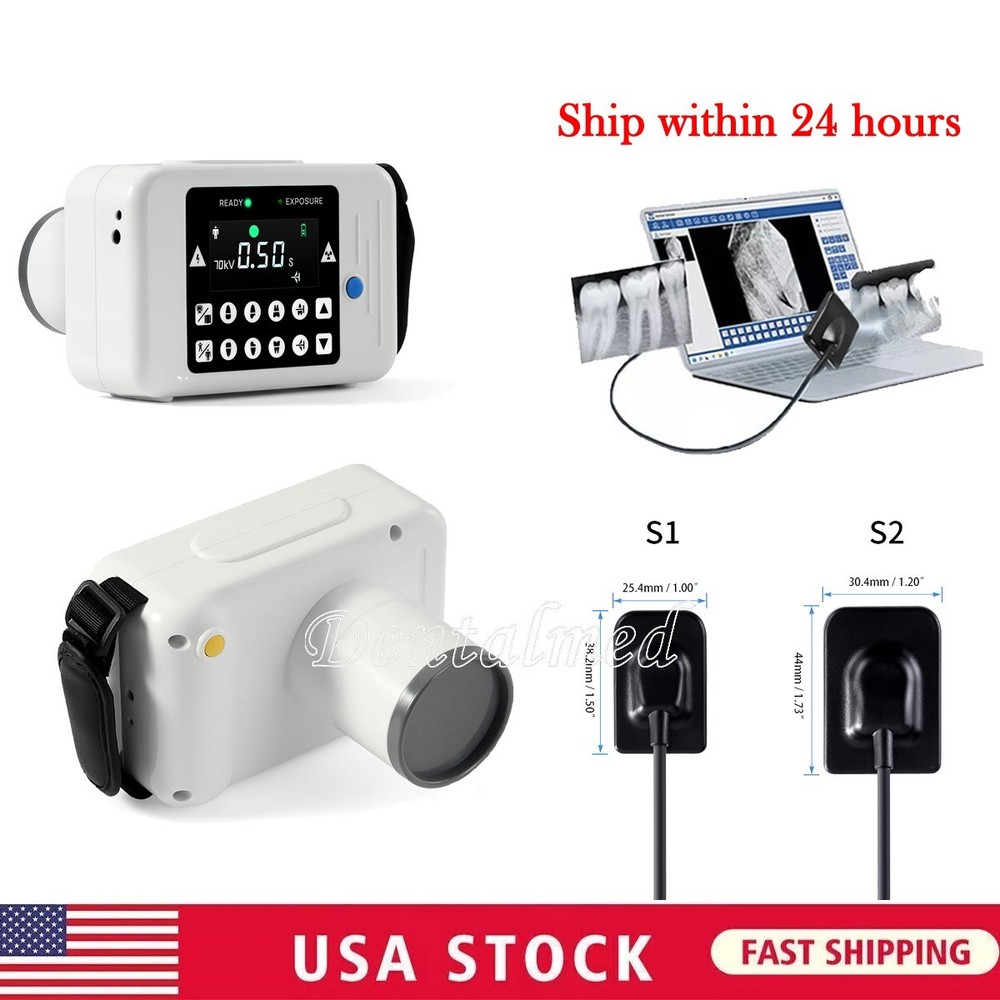 Portable Dental X Mobile Ray Machine Unit Digital Frequency without Shield