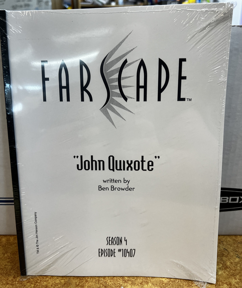 FARSCAPE TV Show Script "John Quixote" Vintage New