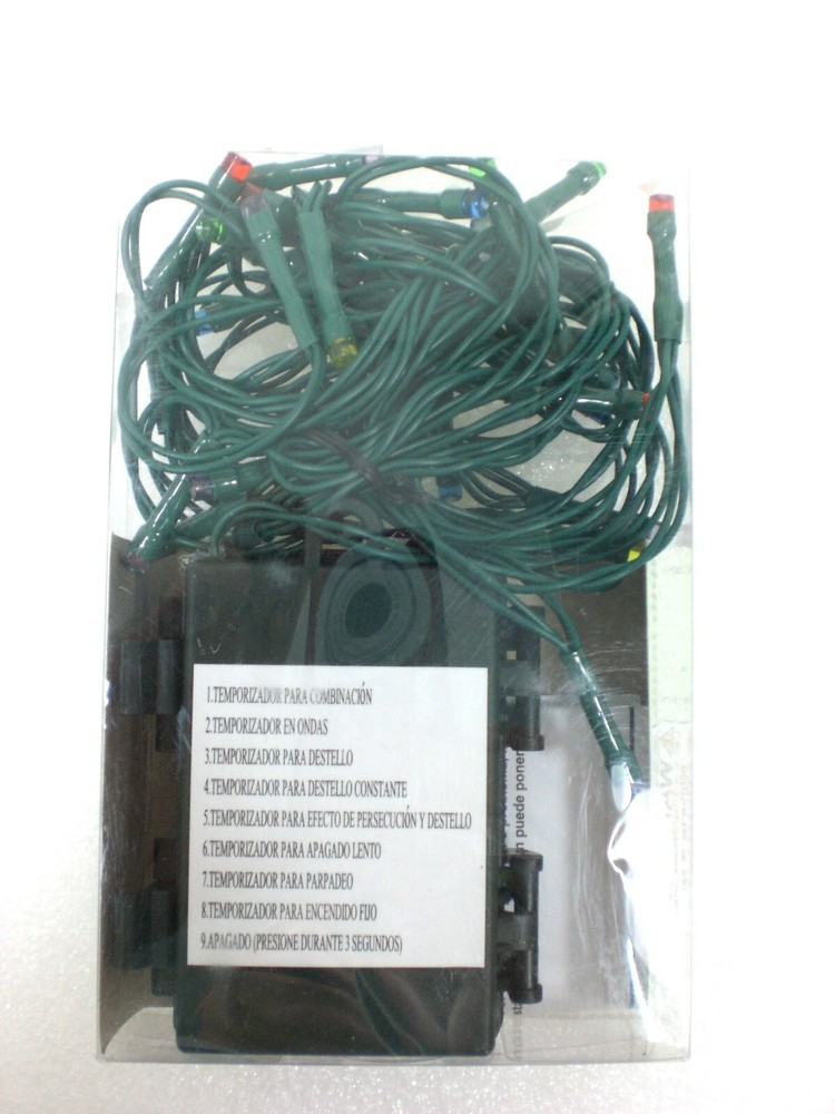 Holiday Living 35-Count Multi-function Multicolor LED Battery-operated Timer
