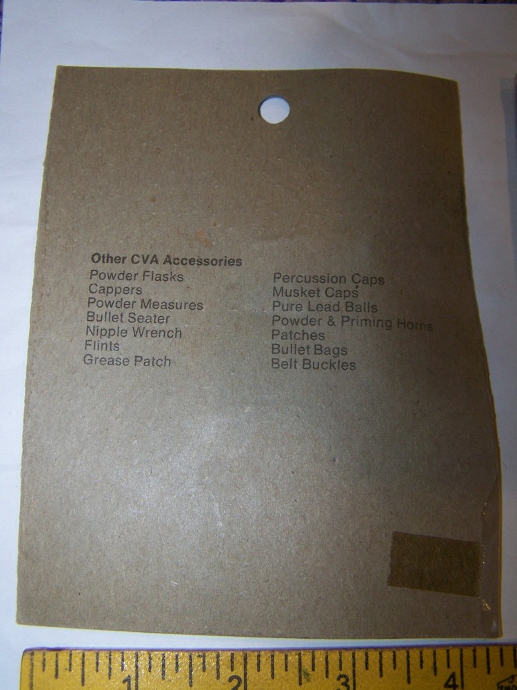 Vintage NOS CVA AC1433 Muzzleloader Flints (Package Of 3)