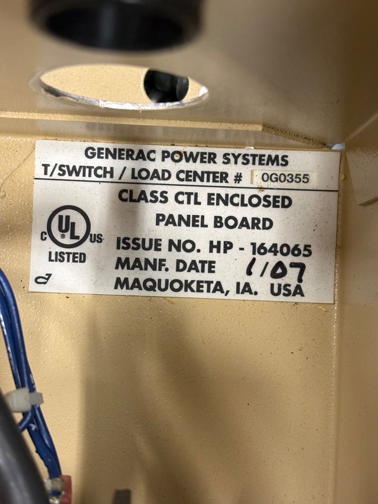 Generac Power Systems - RTS Transfer Switch