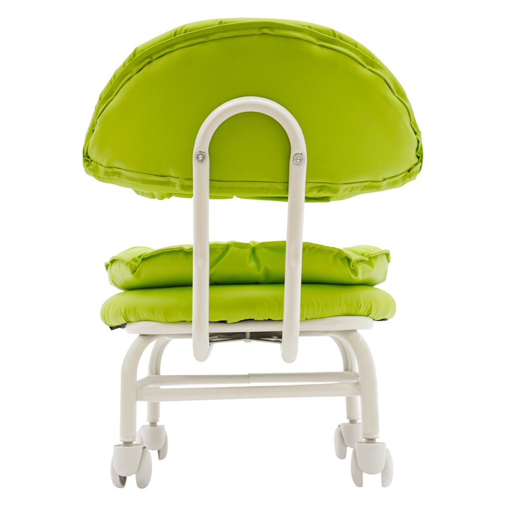 Ergonomic Rolling Stool with Back Rest, Heavy Duty Rolling Stool, Roller Chair