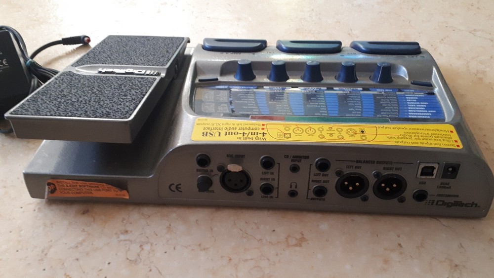 Digitech RPx400 Amp Modeler Multi Effects Processor Guitar Effect Pedal + PSU