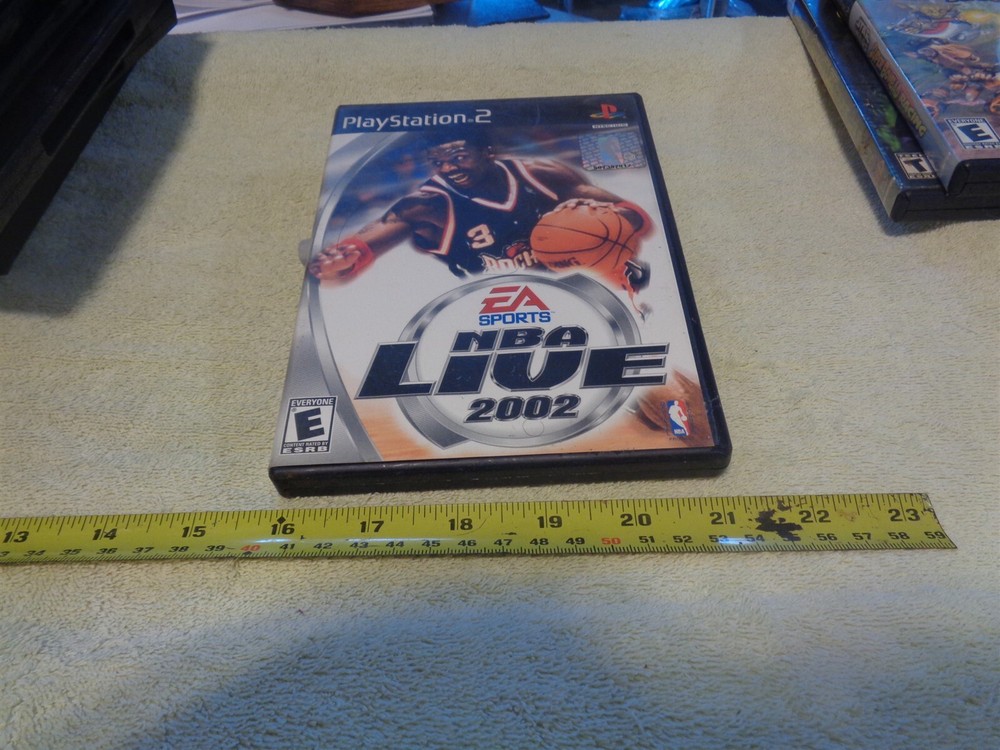 NBA Live 2002 Play Station 2 Computer Program (BOX#PIKE)