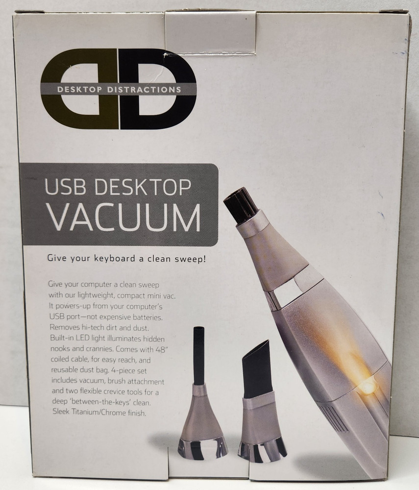 Desktop Distractions USB Desktop Vacuum.