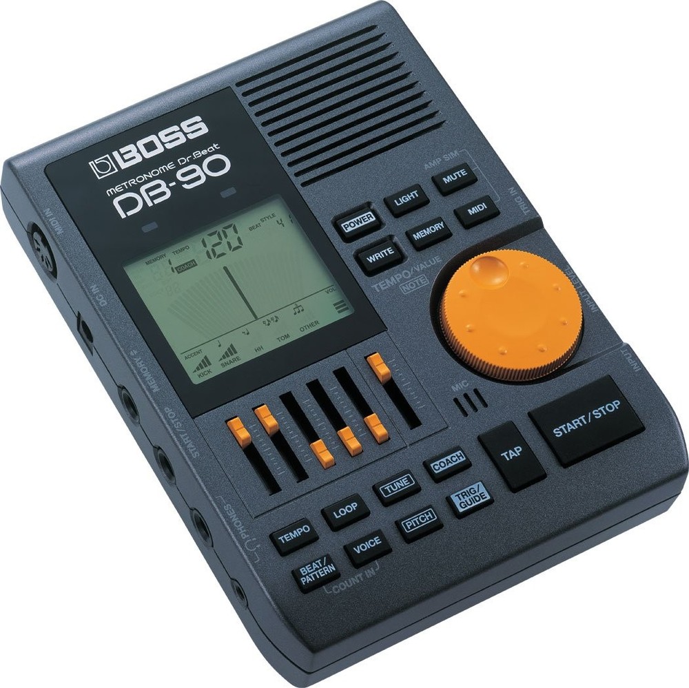 BOSS Dr. Beat DB-90 Metronome with Rhythm Training Function - For Drum/Instrumen