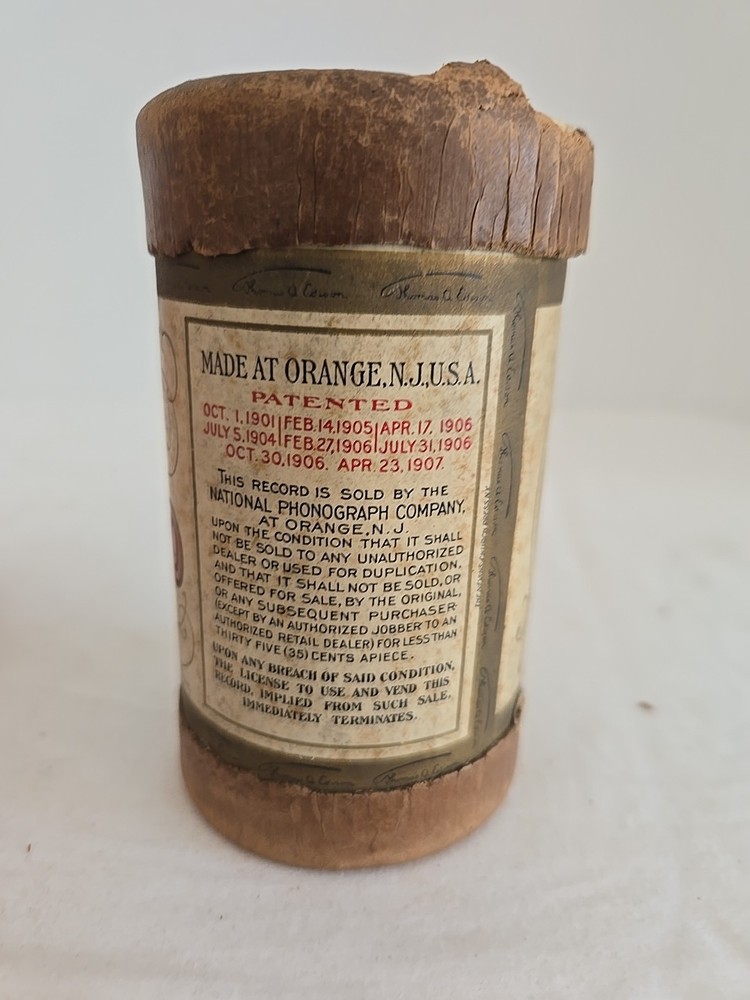 (1) Edison Record Tube Empty