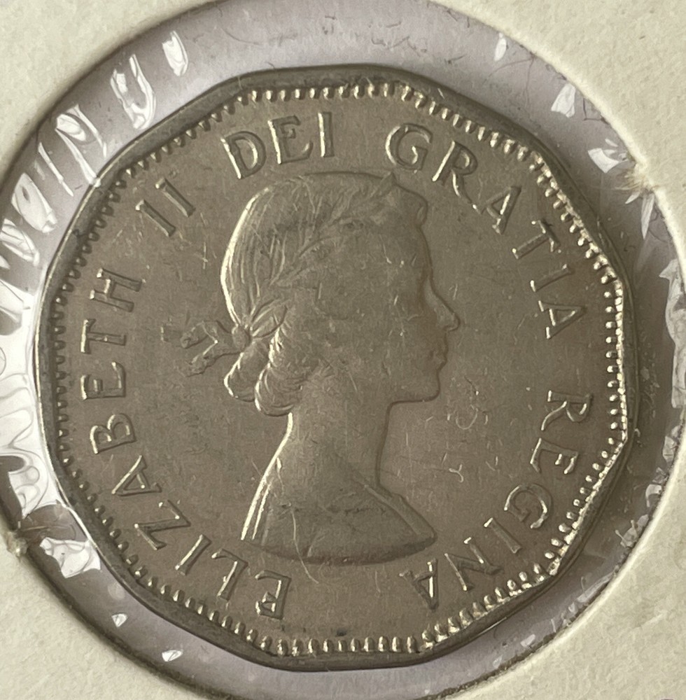 1960 Canada ~ 5 Cent Coin T261