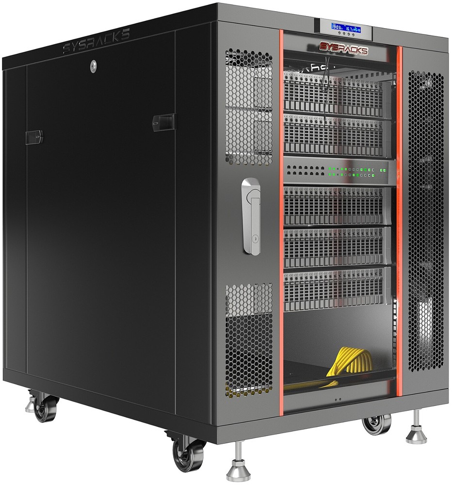 Sysracks 18U 39'' Deep IT Network Data Server Rack Cabinet