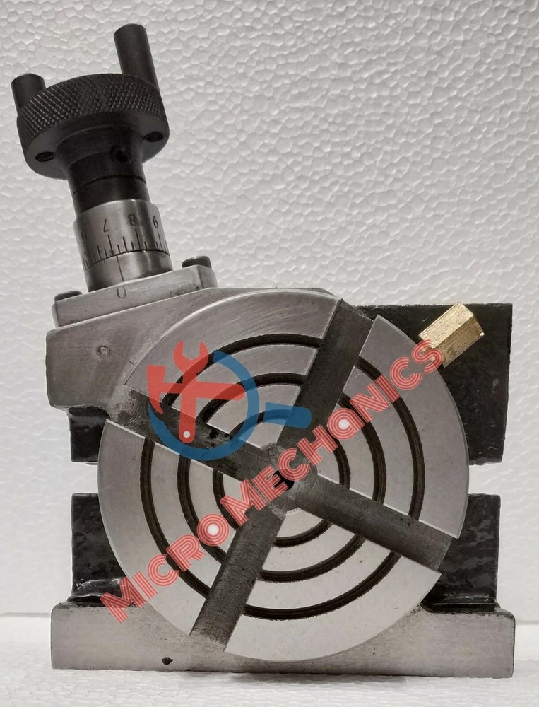 Rotary Table 4" 100mm 4 T Slots for fixing work