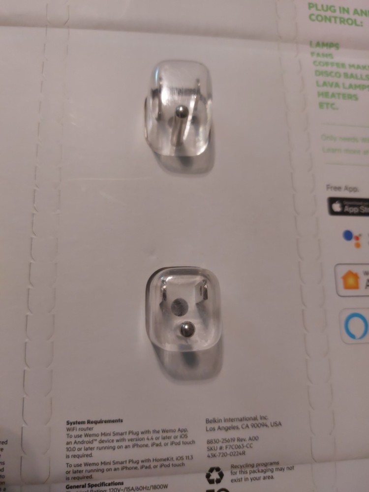 Wemo WiFi Smart Plug