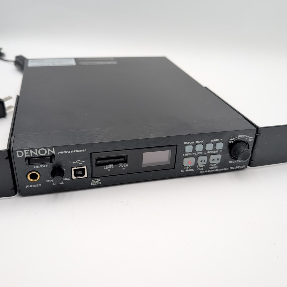 Denon Solid State Recorder DN-F450R Rack Mountable READ SCREEN DISPLAY ISSUES