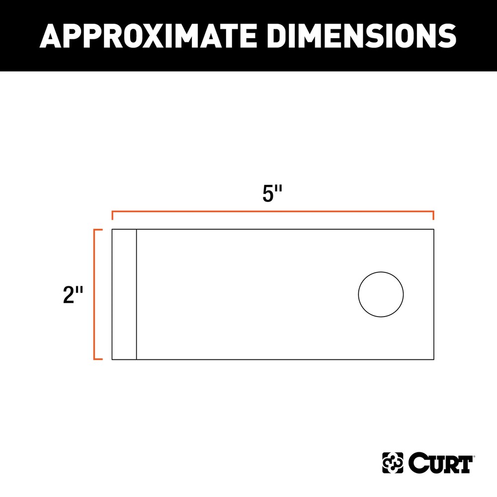 Curt-Weld-On Sway Tab