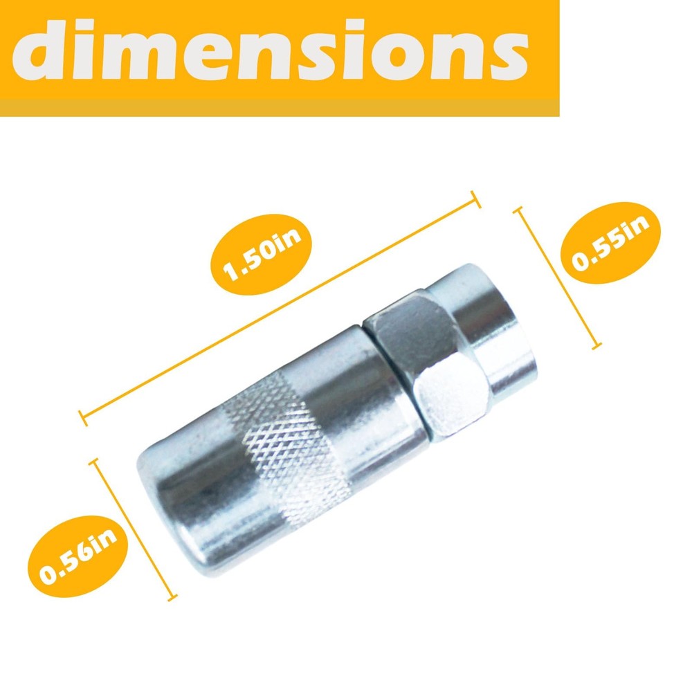 Replacement for Dewalt DCGG5701 High 1/8 Inch, DCGG5701-3Pack Coupler Tips