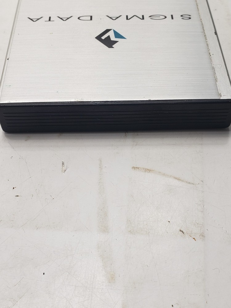 Sigma Data Sigma Drive USB Portable External Hard Drive SSD Enclosure Untested