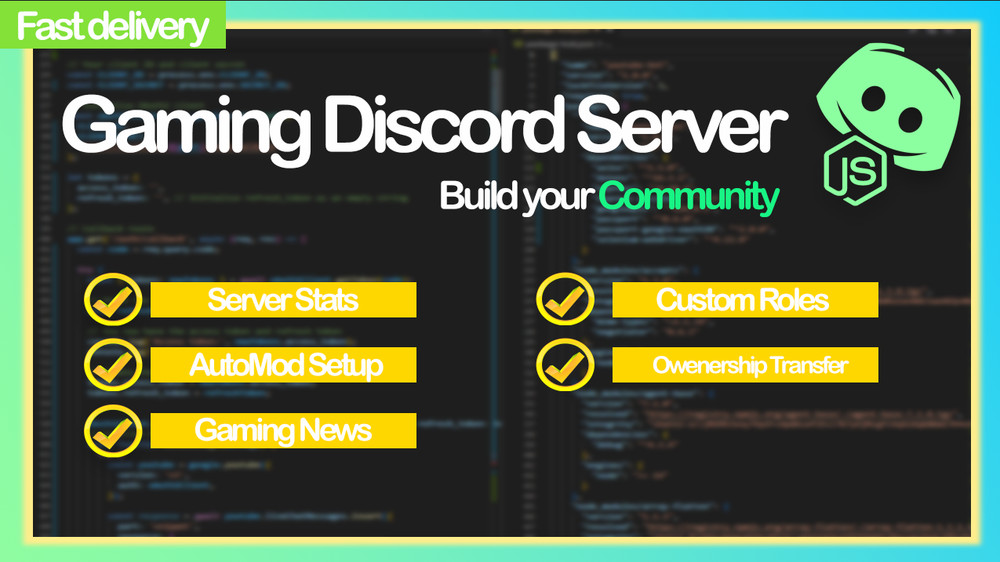 Gaming Discord Server ⚡Fast & Cheap⚡