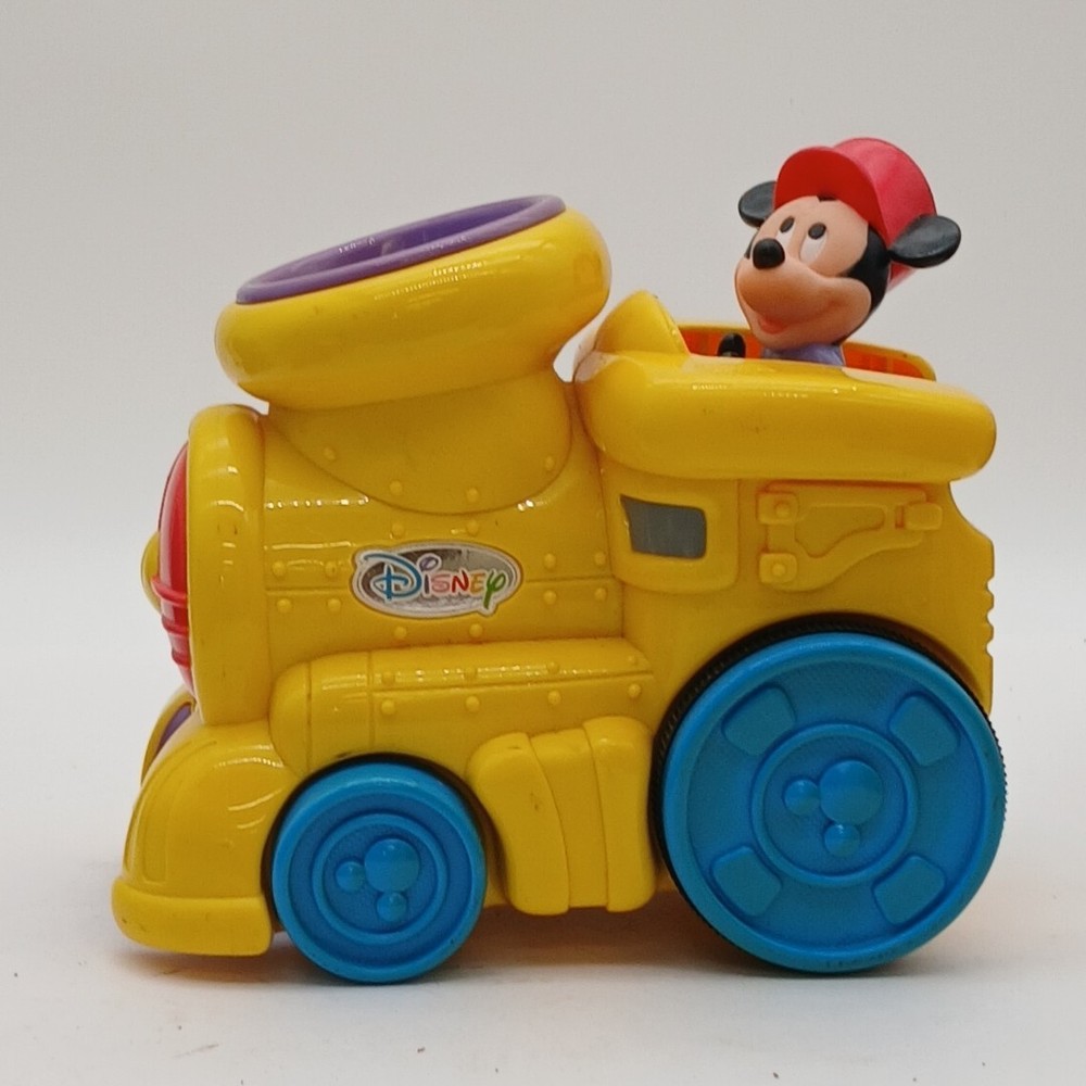 Vintage Mickey Mouse Train Ball Launcher(works)