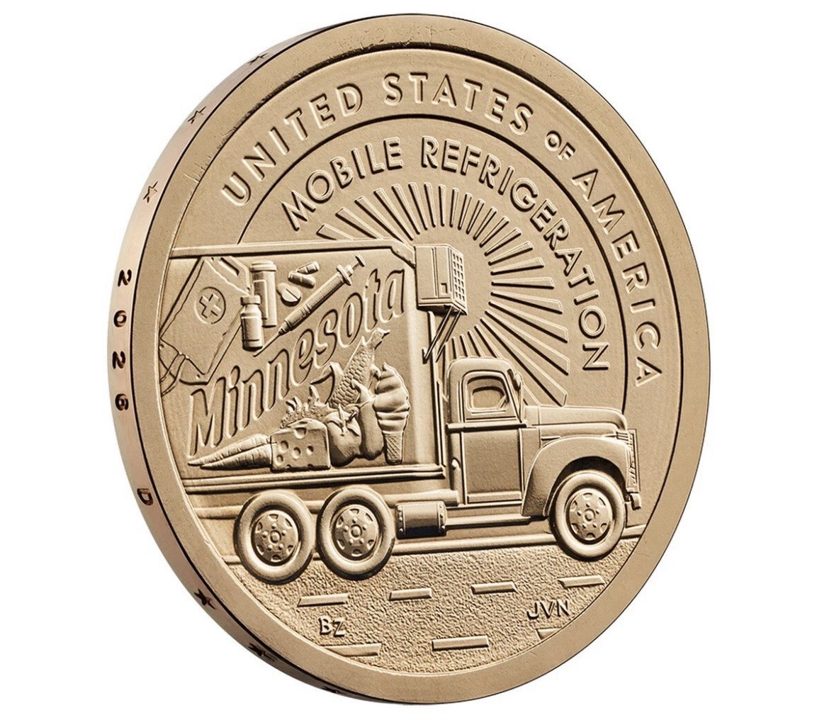 2 coin set 2026 P & D - 1$ Innovation - Minnesota  - Pre-Sale