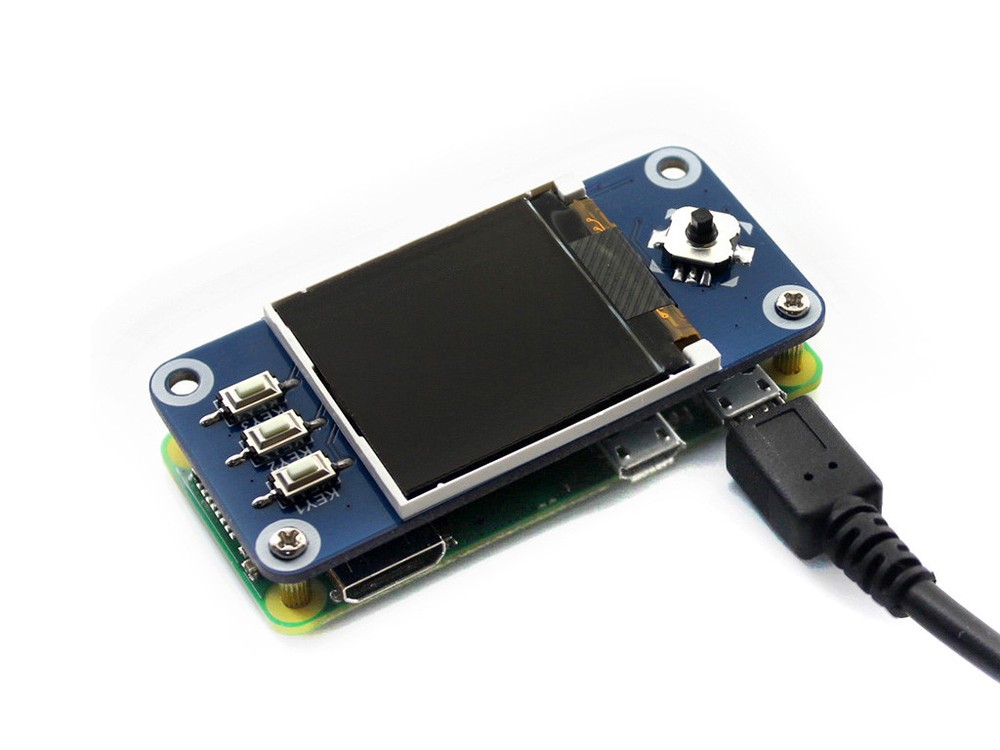 Waveshare 1.44inch LCD Display HAT for Raspberry Pi 128x128 Pixels SPI Interface